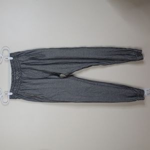 Phenom Black & White Geometric print joggers